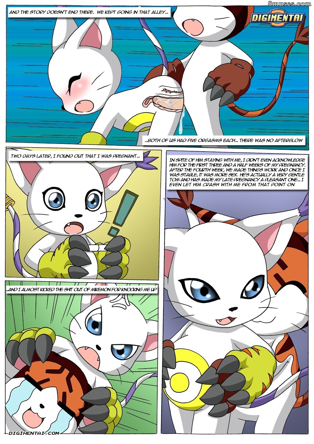 Digihentai Comics - Gatomon en chaleur 3 - Page 12