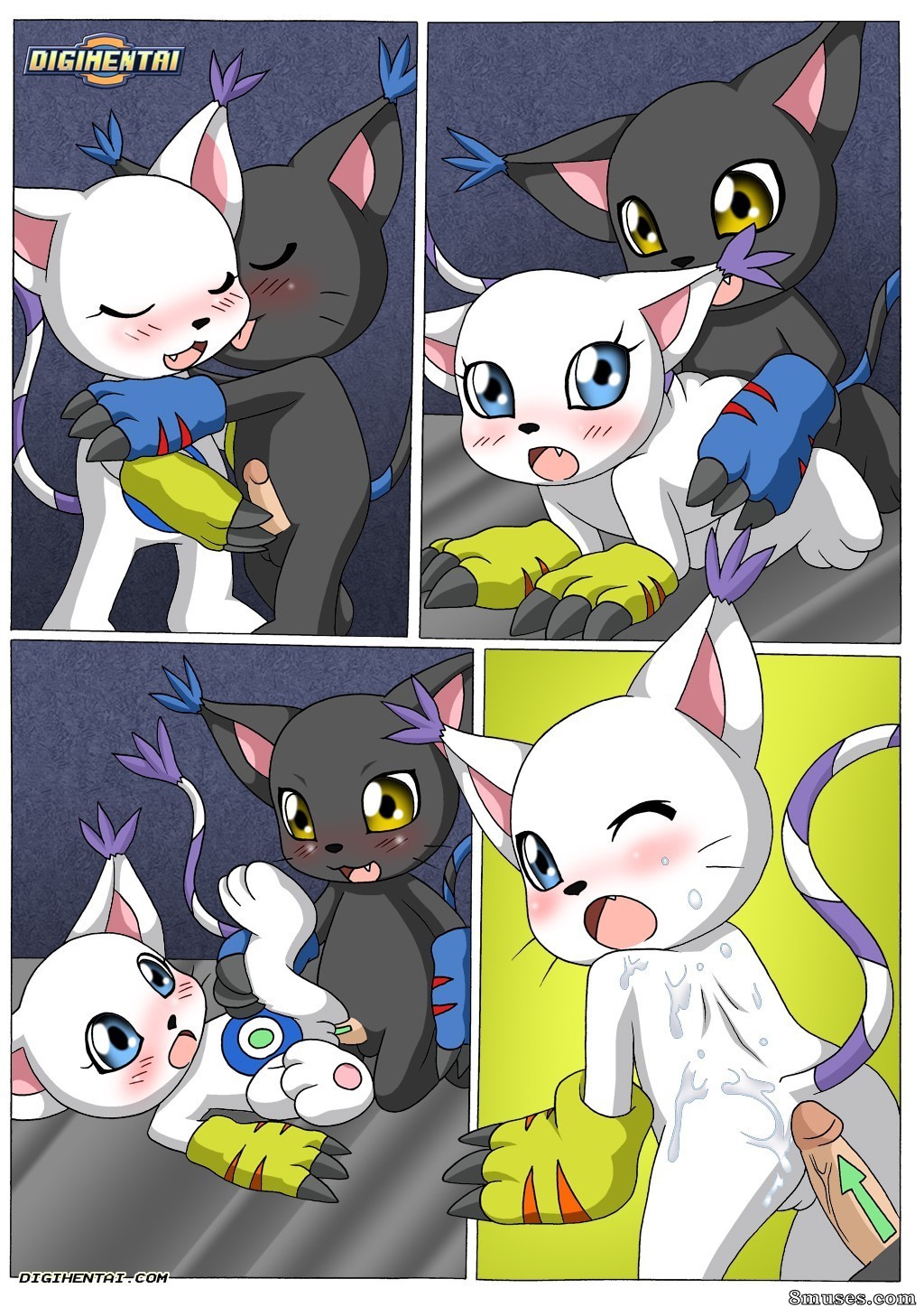 Digihentai Comics - Gatomon no cio 3 - Página 8