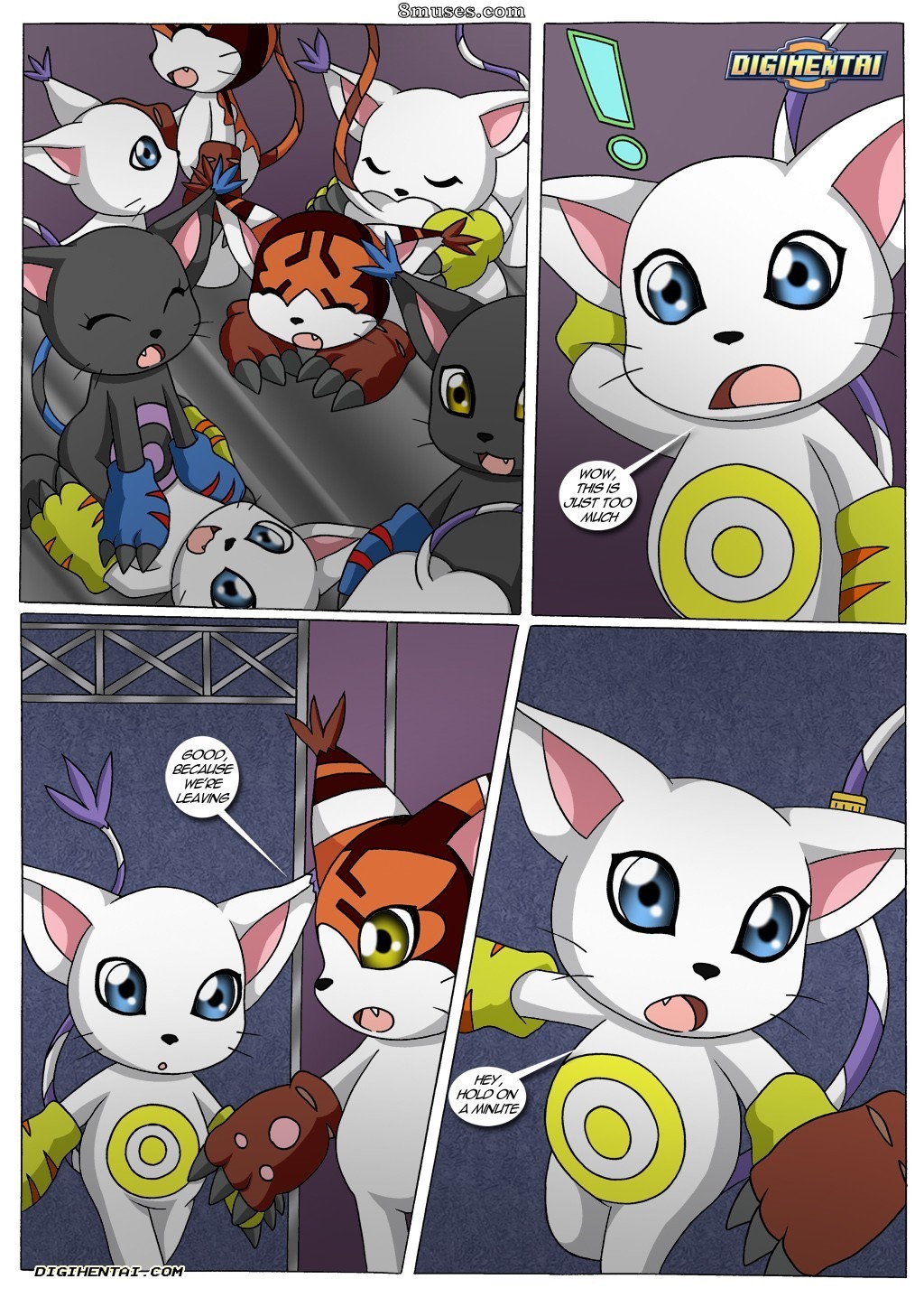 Digihentai Comics - Gatomon en chaleur 3 - Page 9
