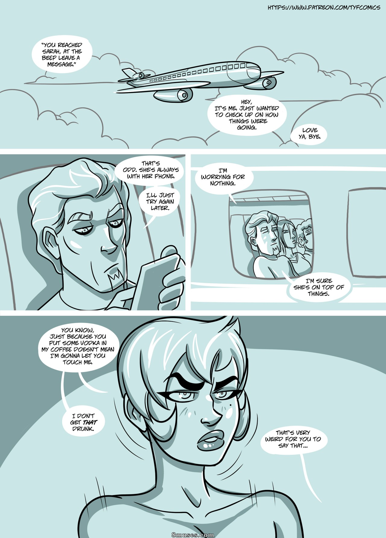 John North Comics - El compañero de habitación - Página 8