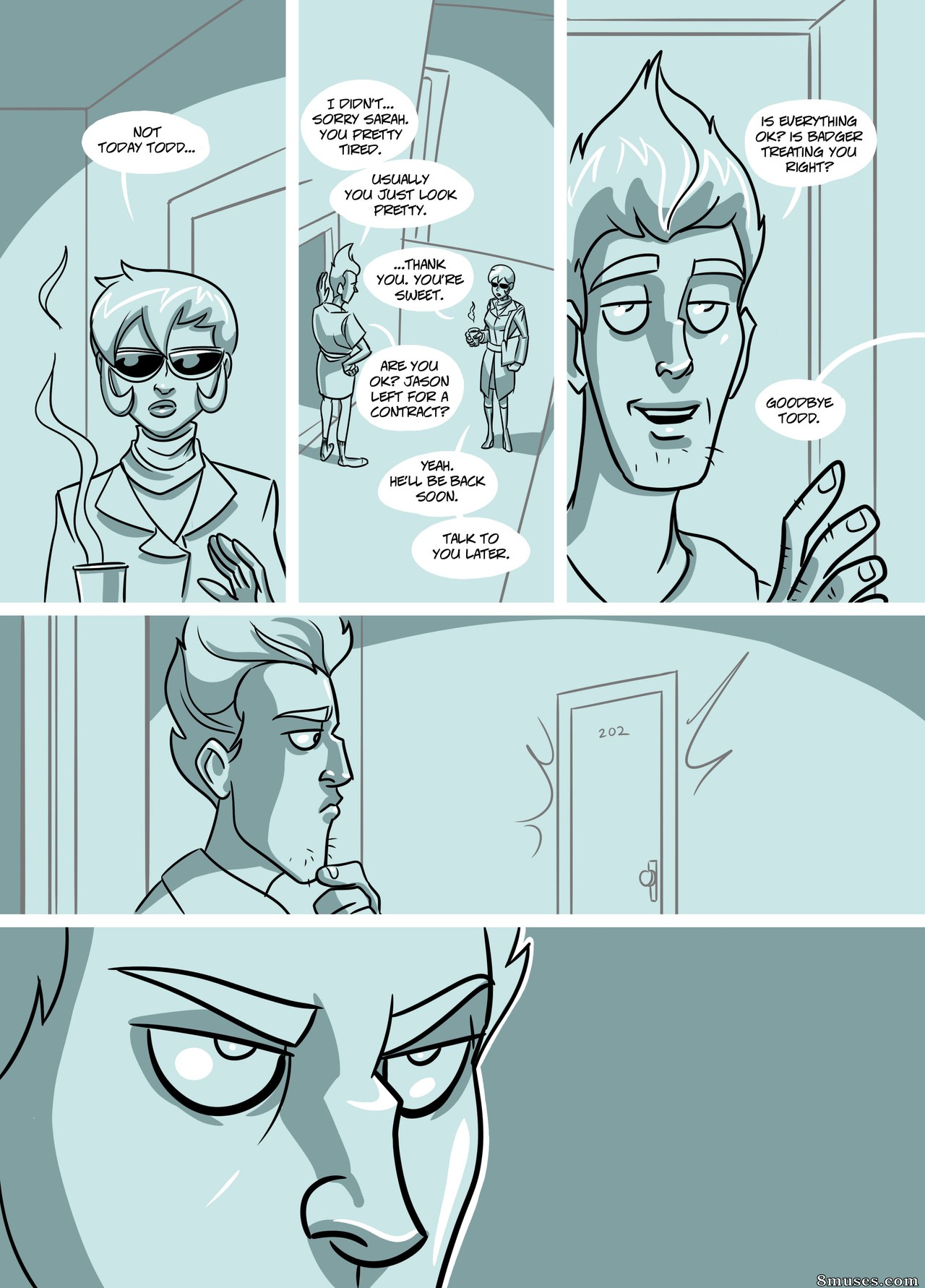 John North Comics - El compañero de habitación - Página 15