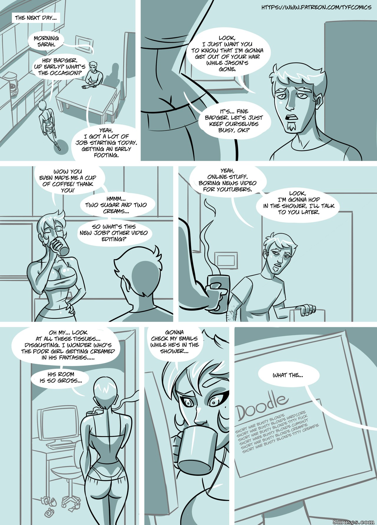 John North Comics - El compañero de habitación - Página 6