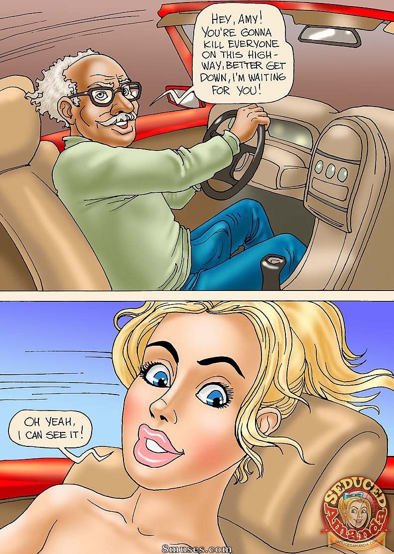 Seduced Amanda Comics - Grandpa and His New Ride - Page 8