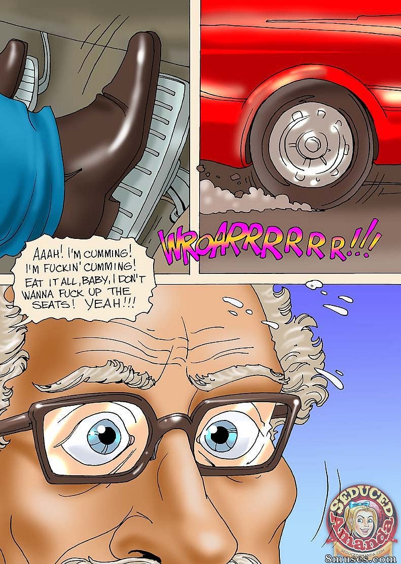Seduced Amanda Comics - Vovô e sua nova montaria - Página 14