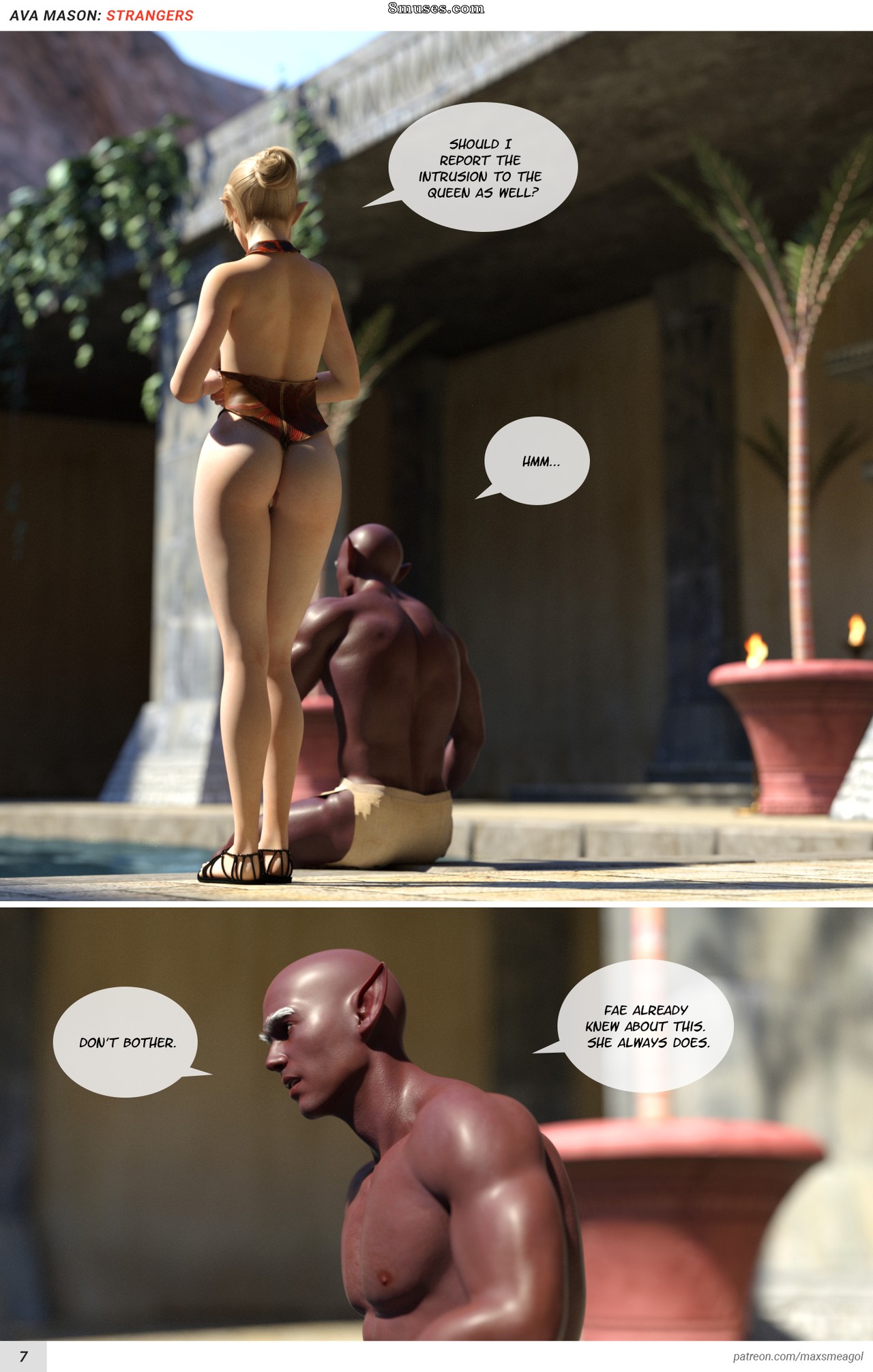 MaxSmeagol - Ava Mason - Strangers - Page 8