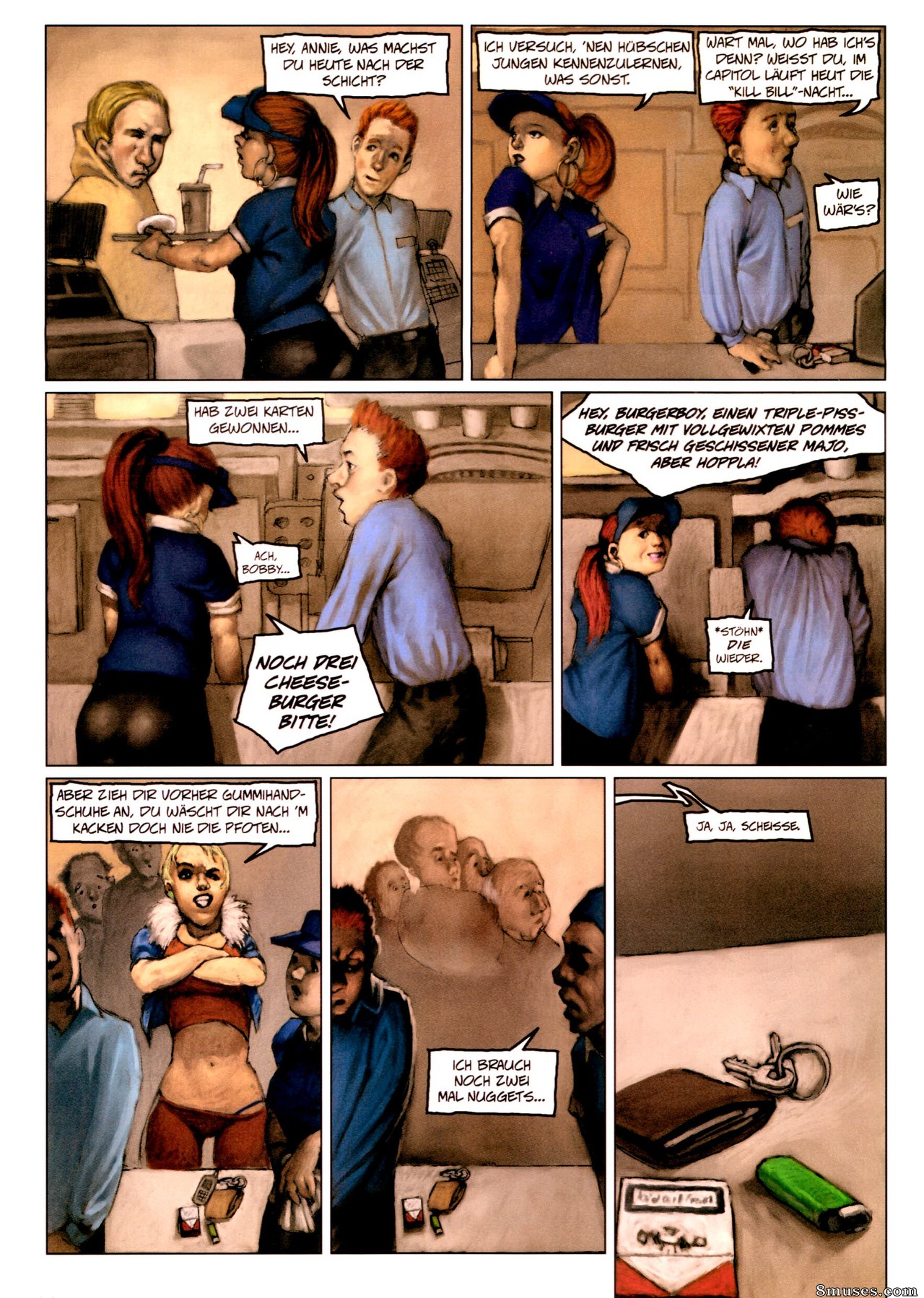 Page 6 | Various-Authors/Benjamin-Marquardt/White-Trash-Girls | 8muses - Sex  Comics