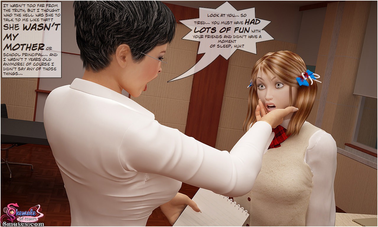 Shemale3DComics.com Collection - The Hotkiss Boarding School - Page 12