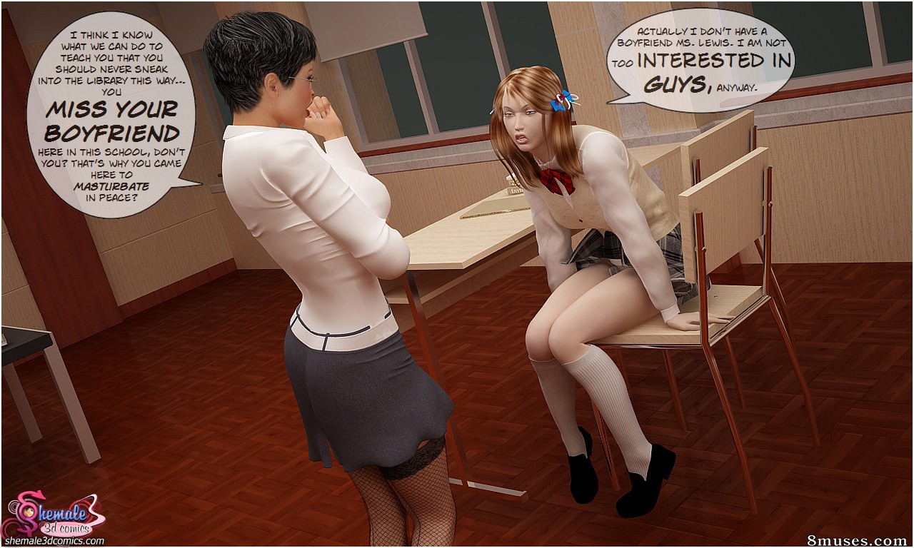 Shemale3DComics.com Collection - A Escola Internato Hotkiss - Página 14