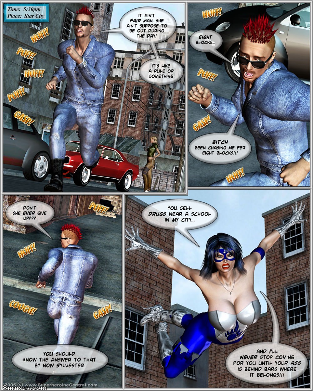 Superheroine Central Comics - De crepúsculo ao amanhecer - Página 2