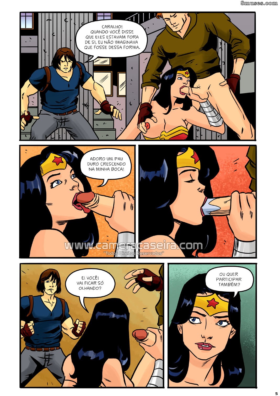 A Vida Secreta dos Super Heróis - 7 Maravilha de Sexo - Page 5