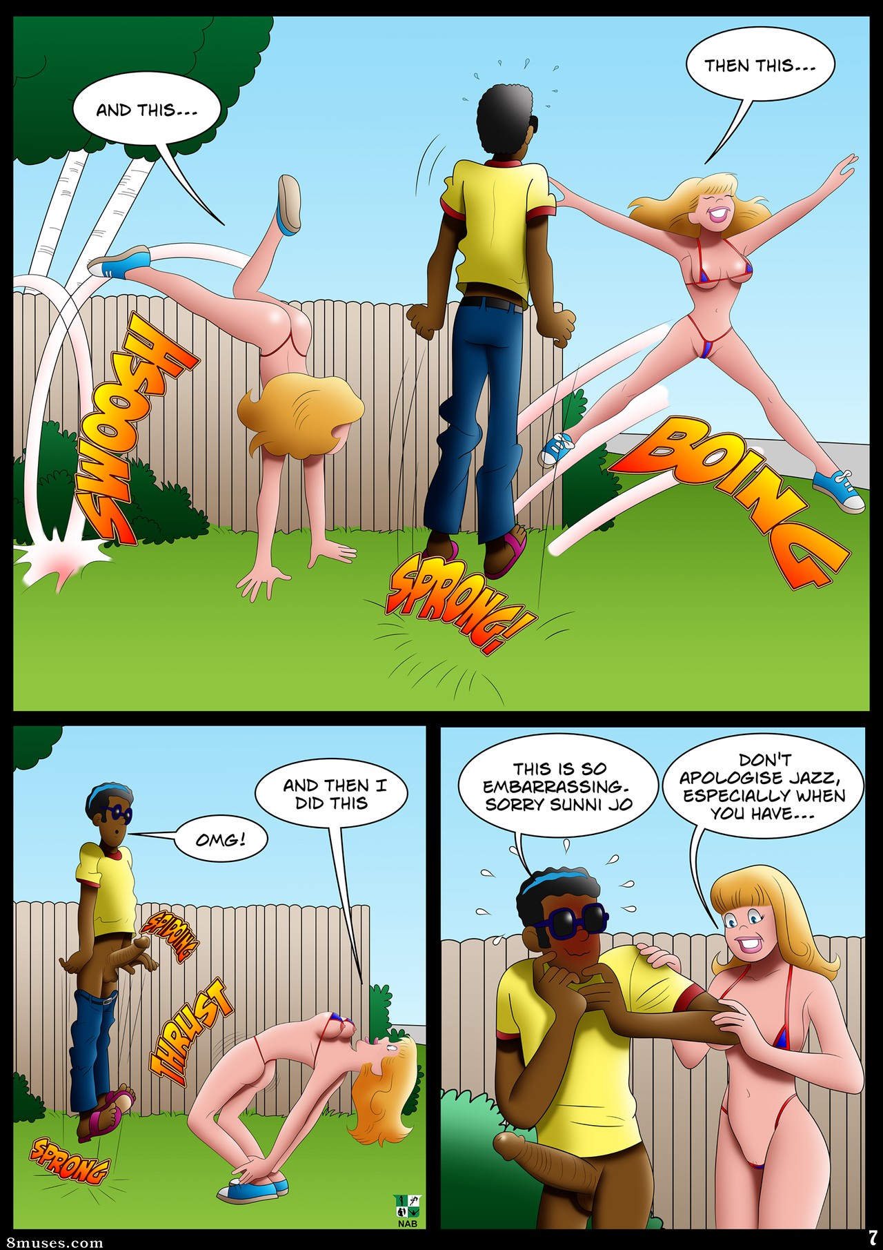 JAB Comics - Sunshine's Pom Poms - Page 8