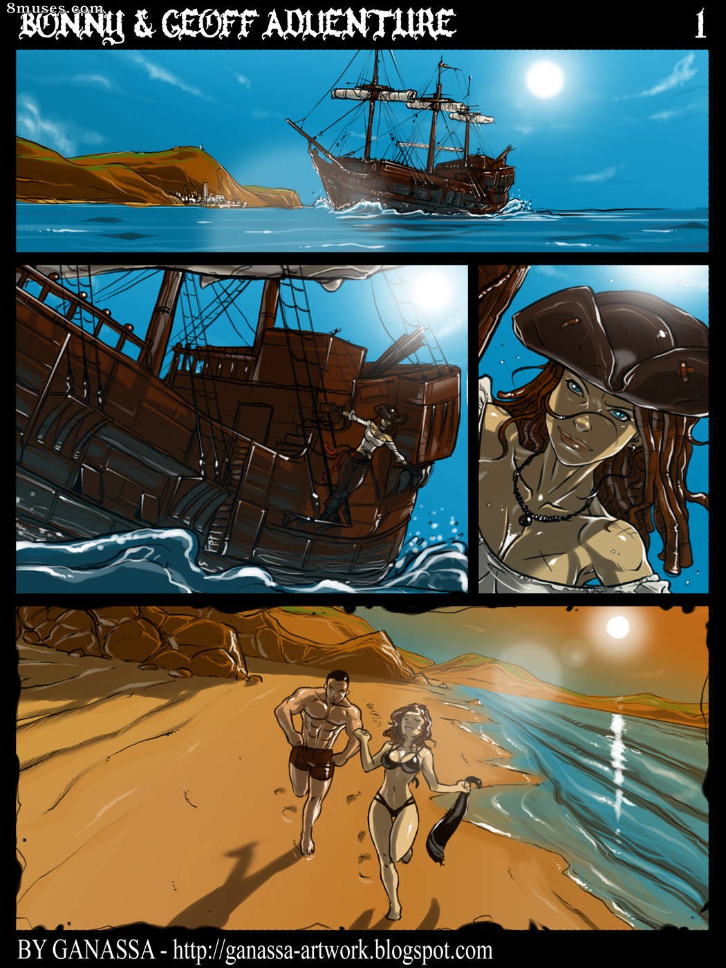 Ganassa Comics - Aventura de Bonny e Geoff - Página 1