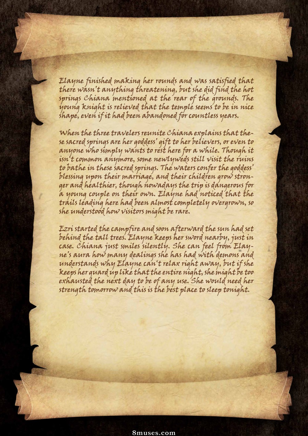 Knight Elayne - Elven Love - Story - Page 6