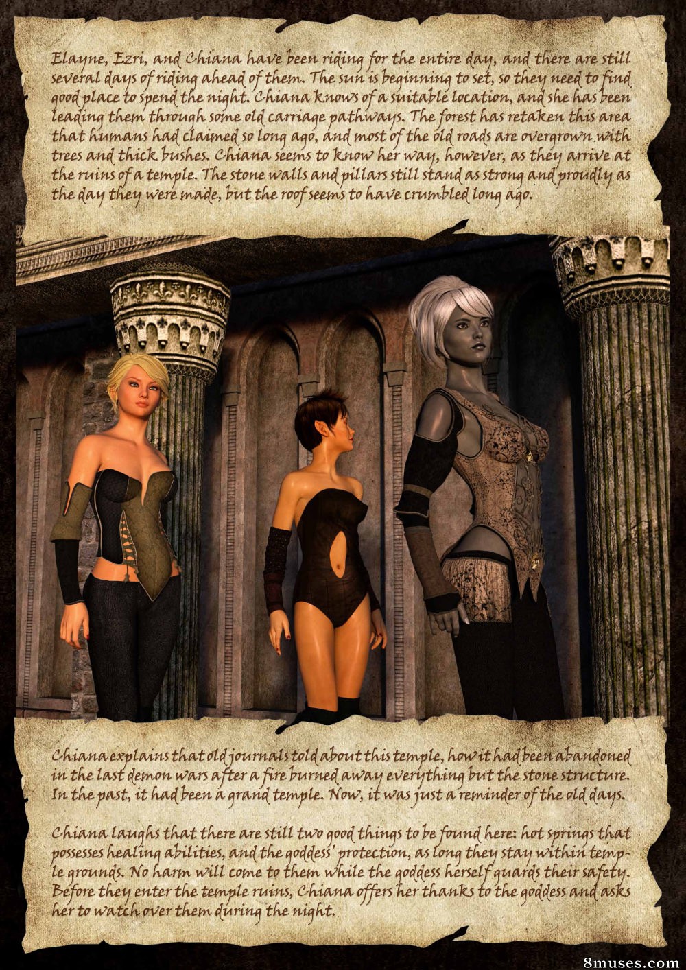 Knight Elayne - Elven Love - Story - Page 4