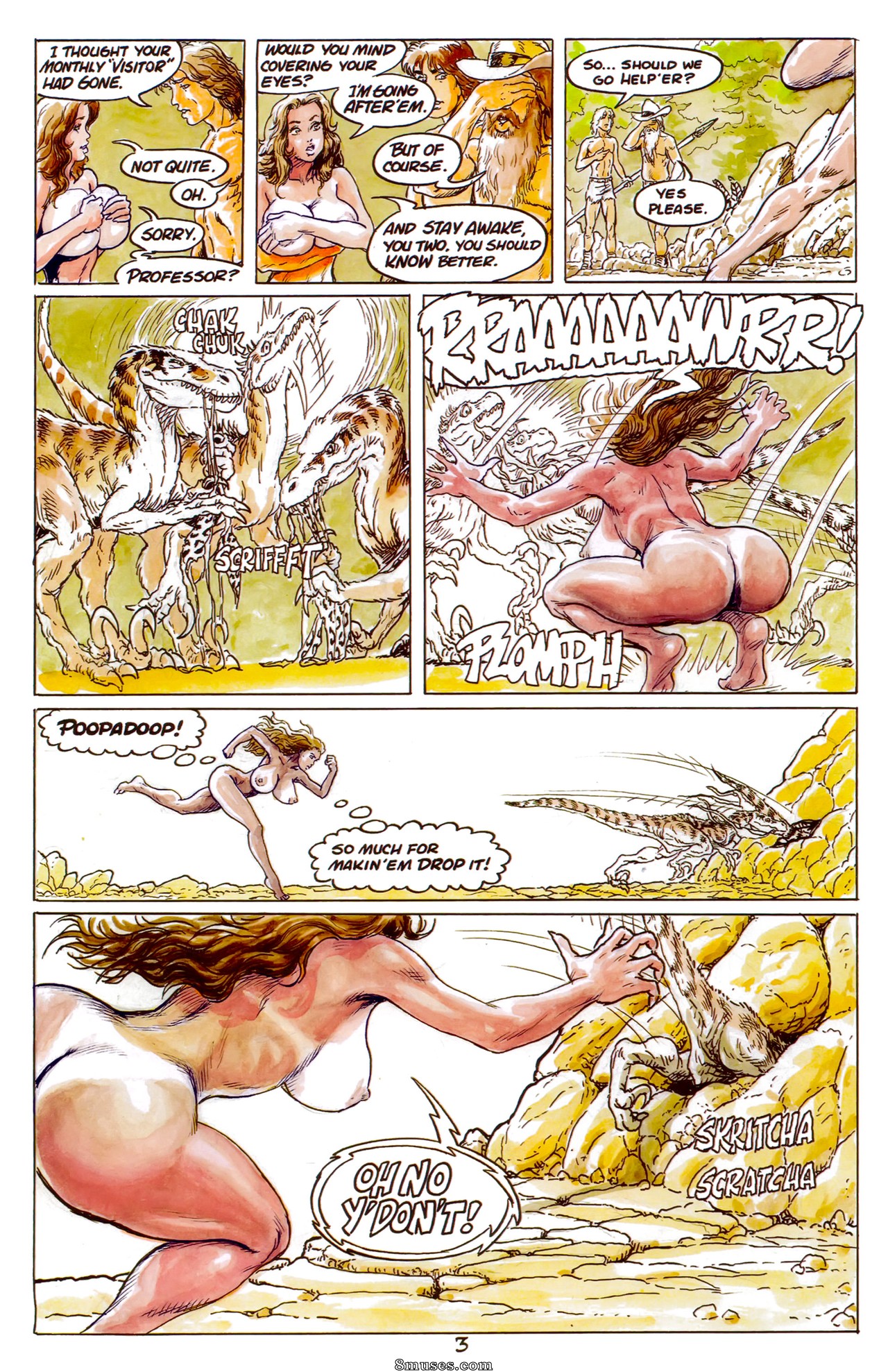 Budd Root - Femme des cavernes - Livre du 20e anniversaire de la convention - Page 5