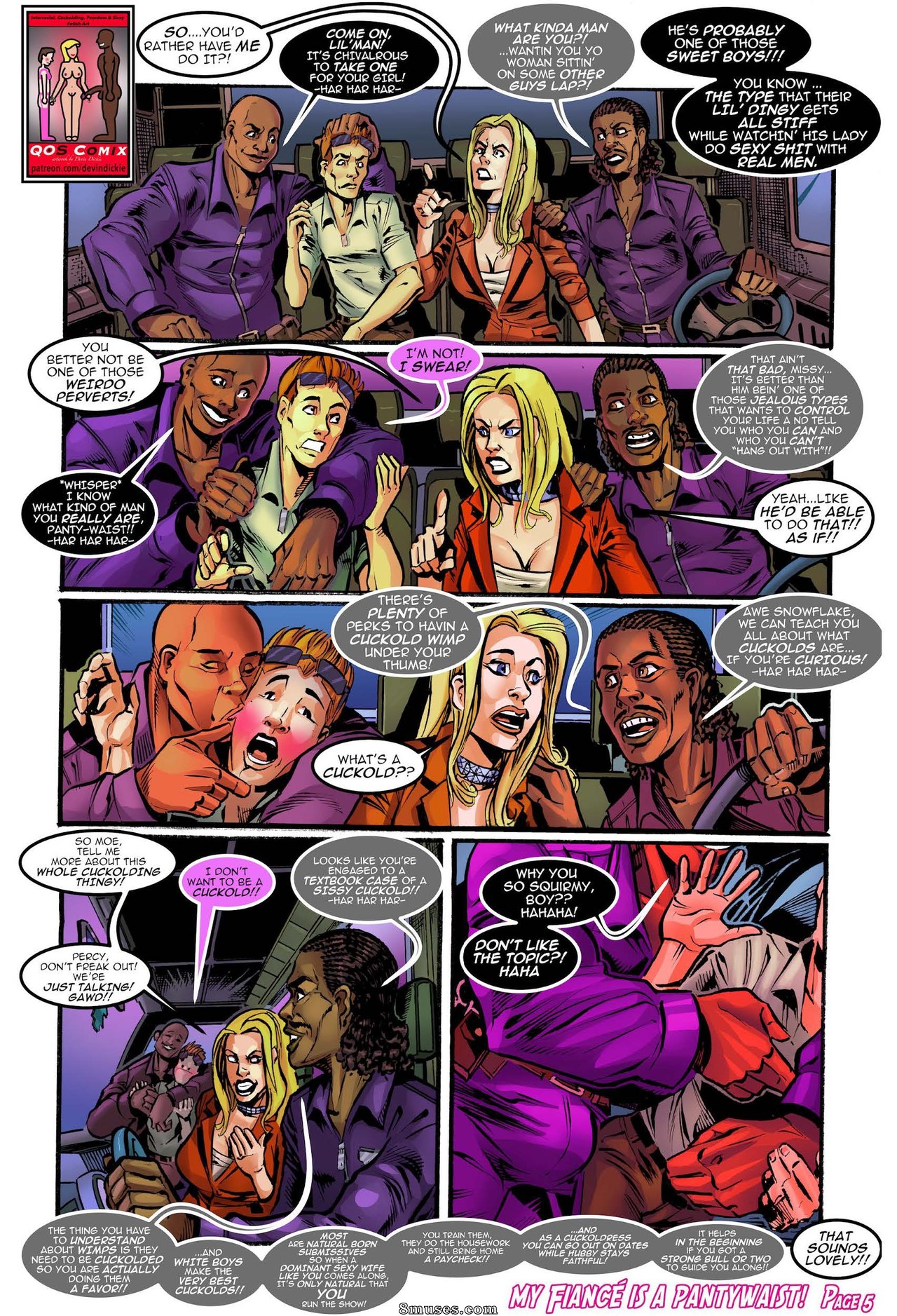Devin Dickie Comics - My Fiance is a Pantywaist! - Page 5