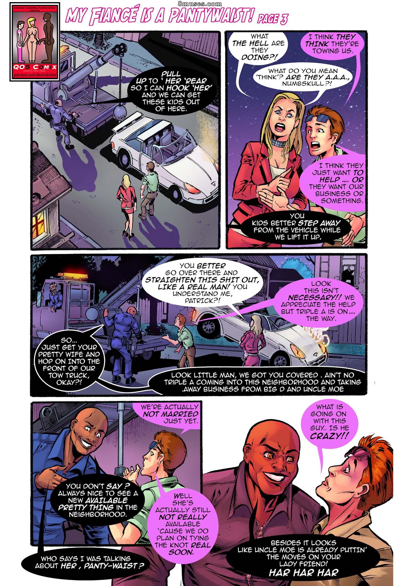 Devin Dickie Comics - My Fiance is a Pantywaist! - Page 3