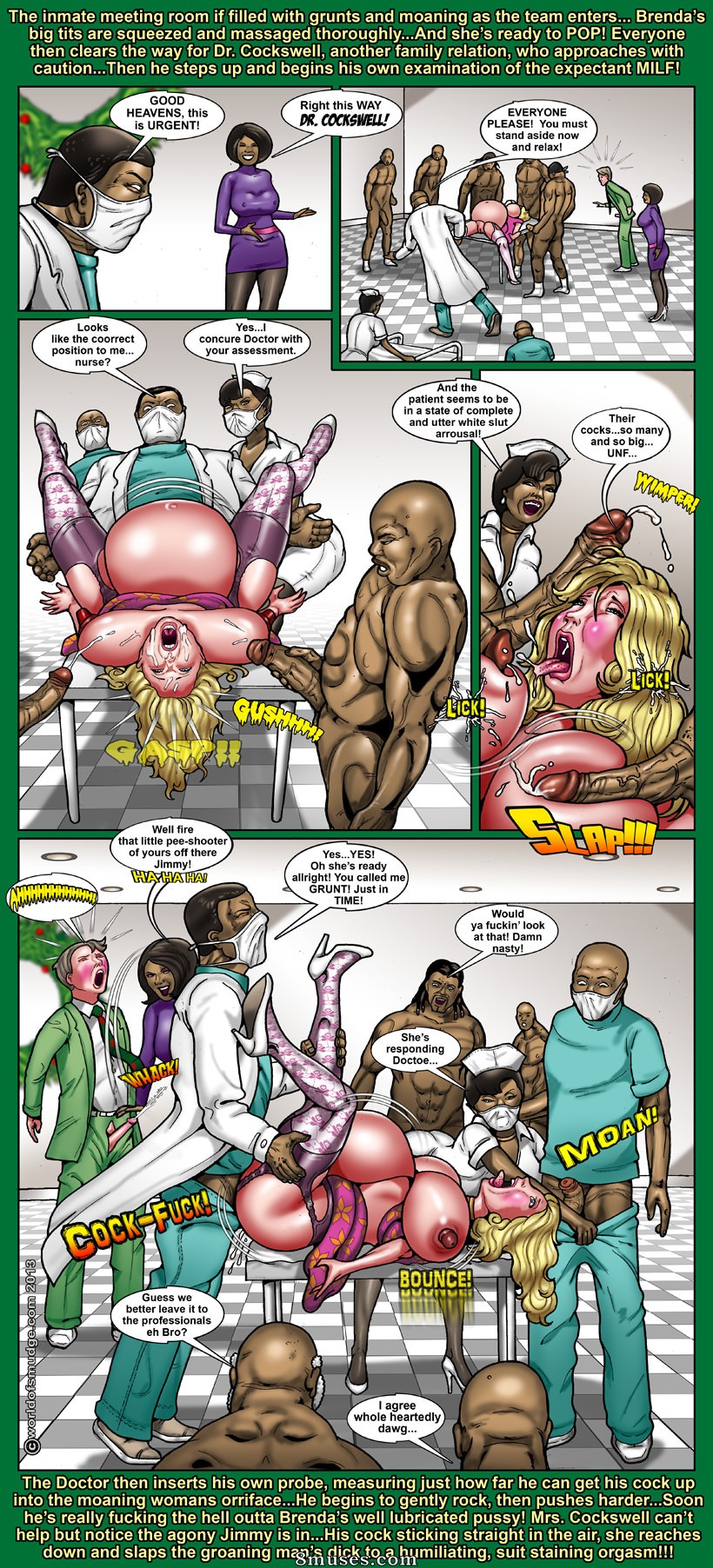 Big Tit Brenda - Christmas Conjugalla - Page 8