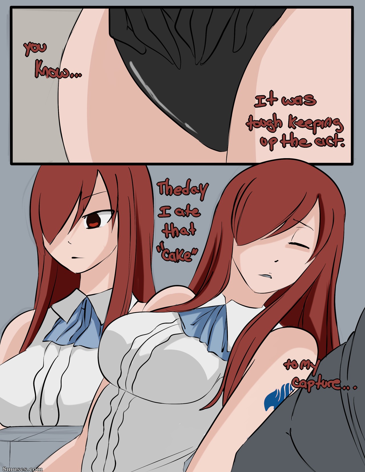 Inuyuru Comics - Corrupción de Erza - Página 13