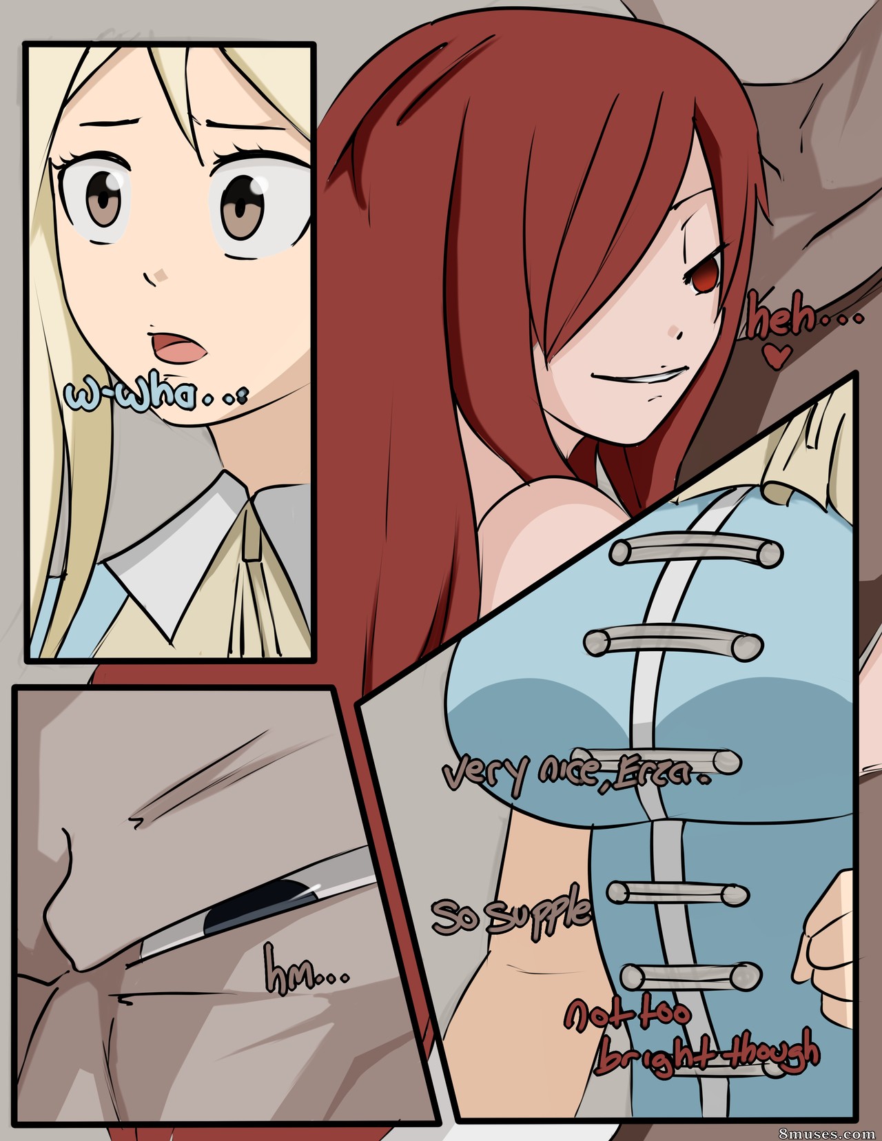 Inuyuru Comics - Corrupção de Erza - Página 8