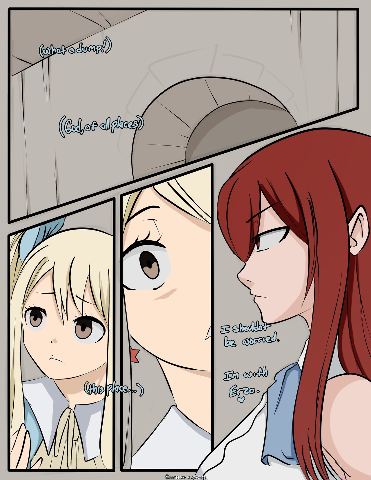 Inuyuru Comics - Corrupción de Erza - Página 3