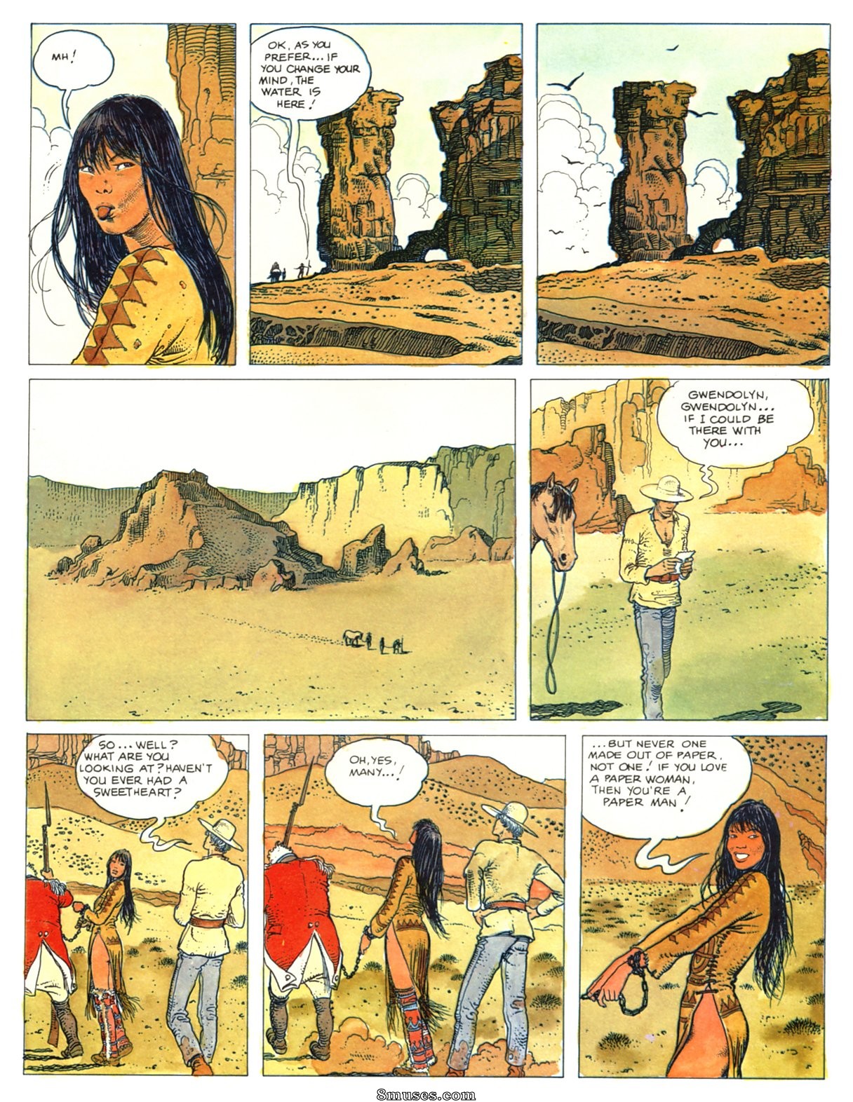 Milo Manara Comics - O homem de papel - Página 16