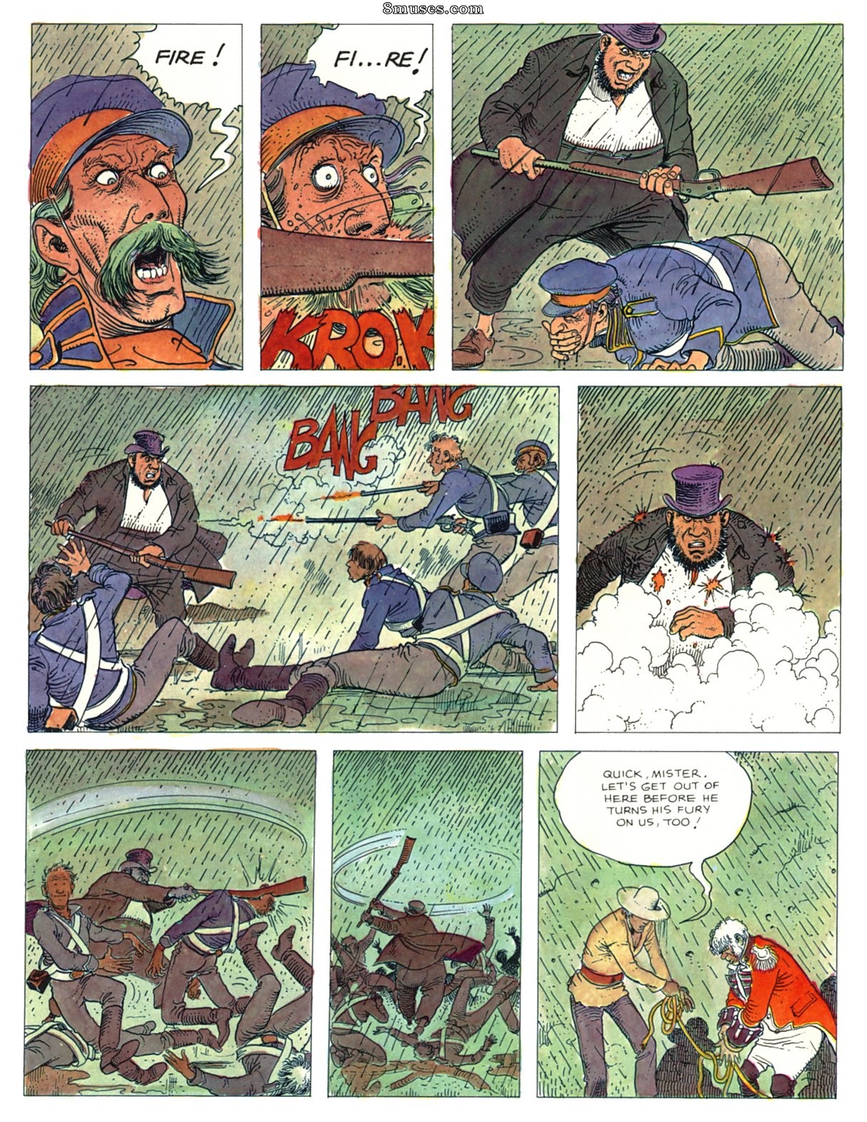 Milo Manara Comics - L'homme en papier - Page 45