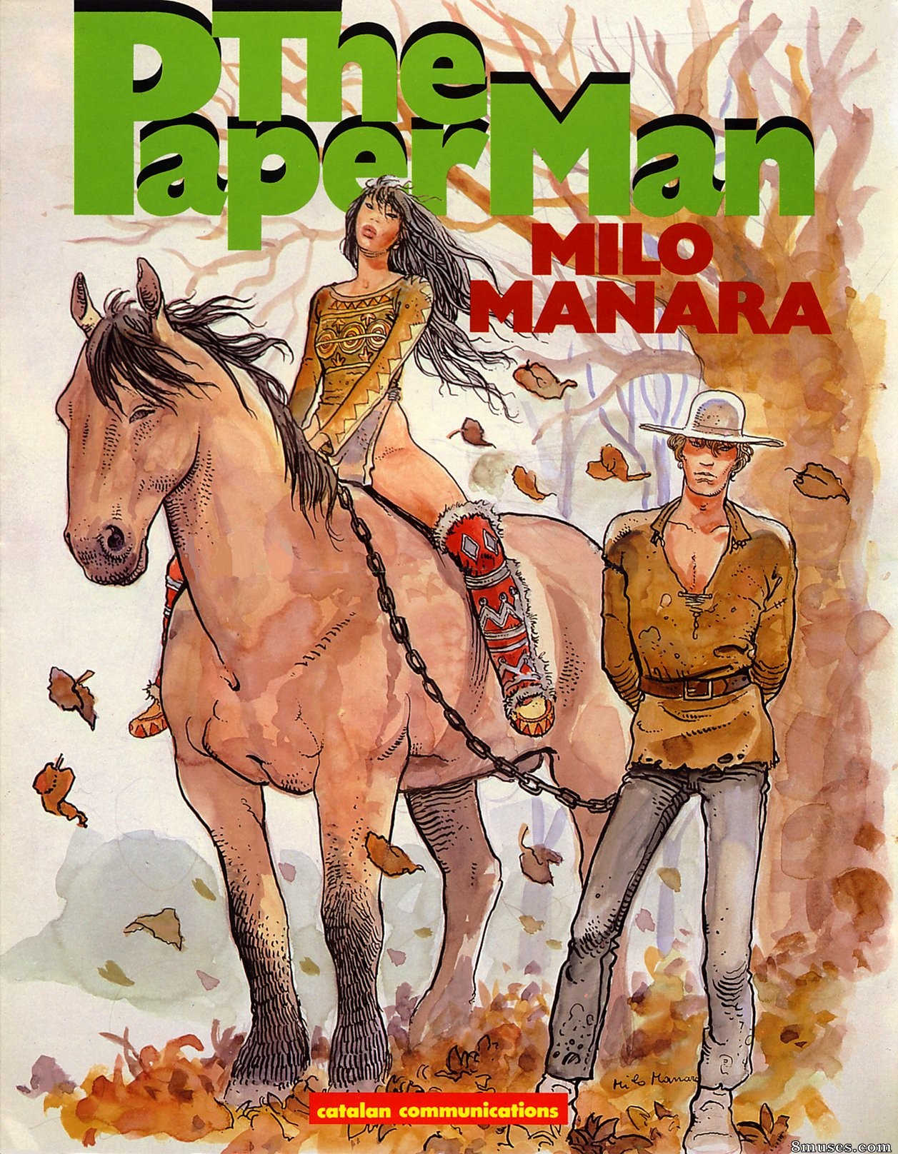 Milo Manara Comics - O homem de papel - Página 1