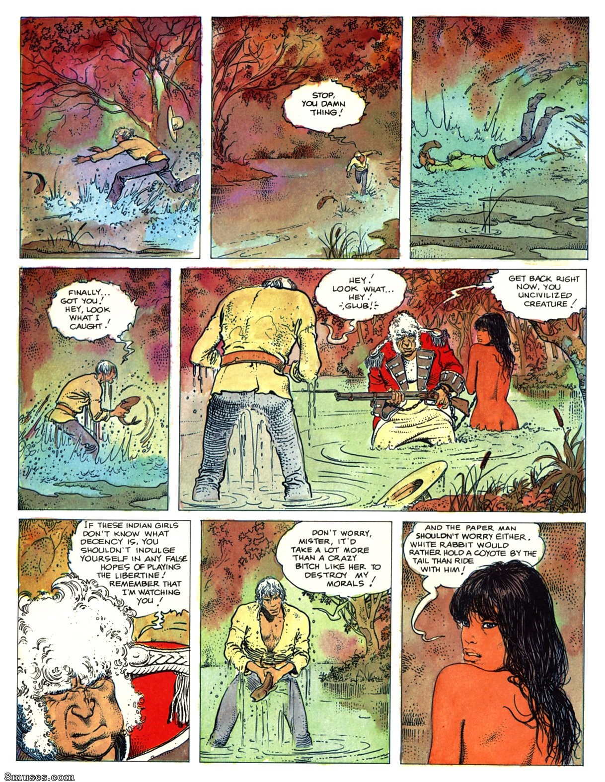 Milo Manara Comics - O homem de papel - Página 18