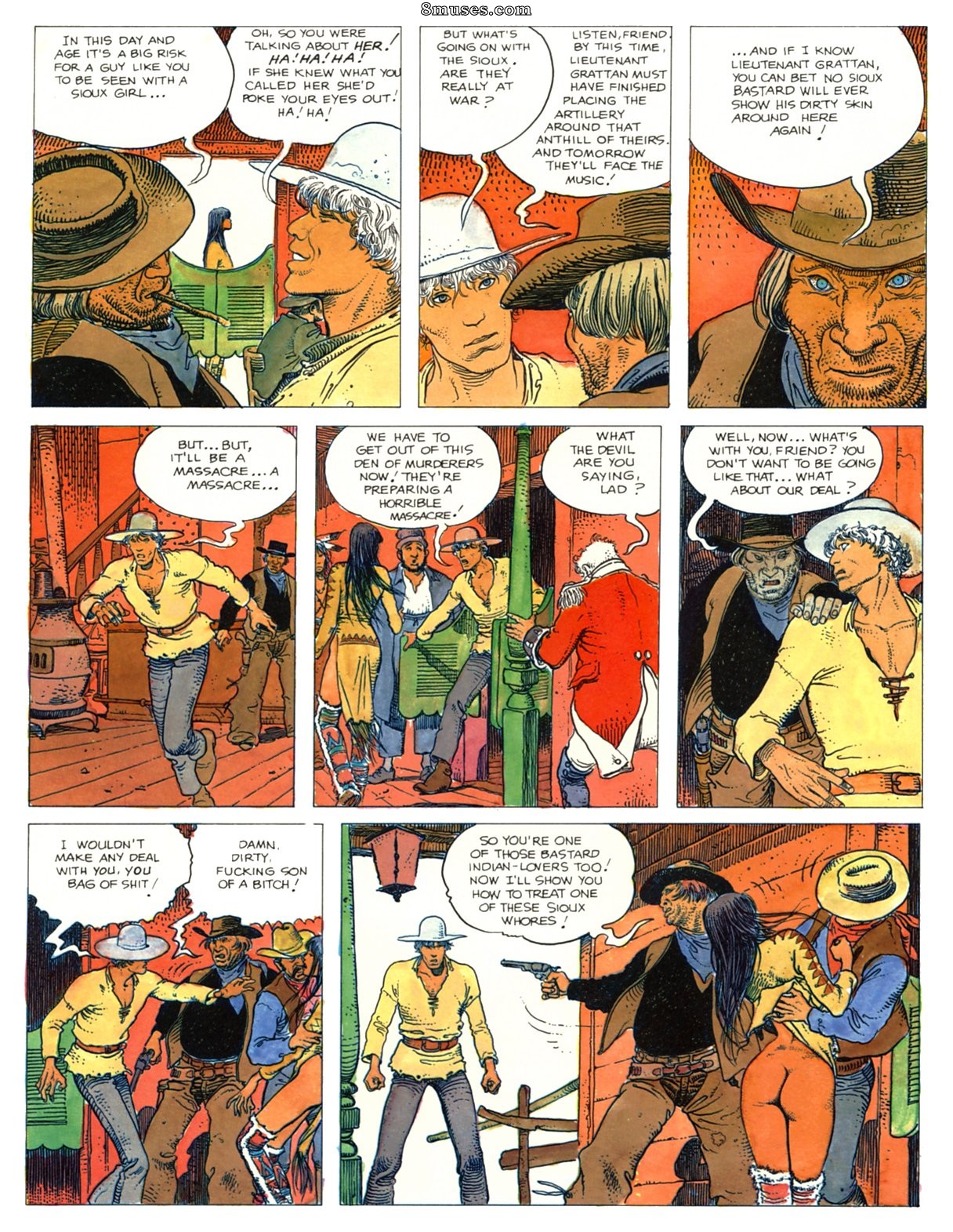 Milo Manara Comics - O homem de papel - Página 38