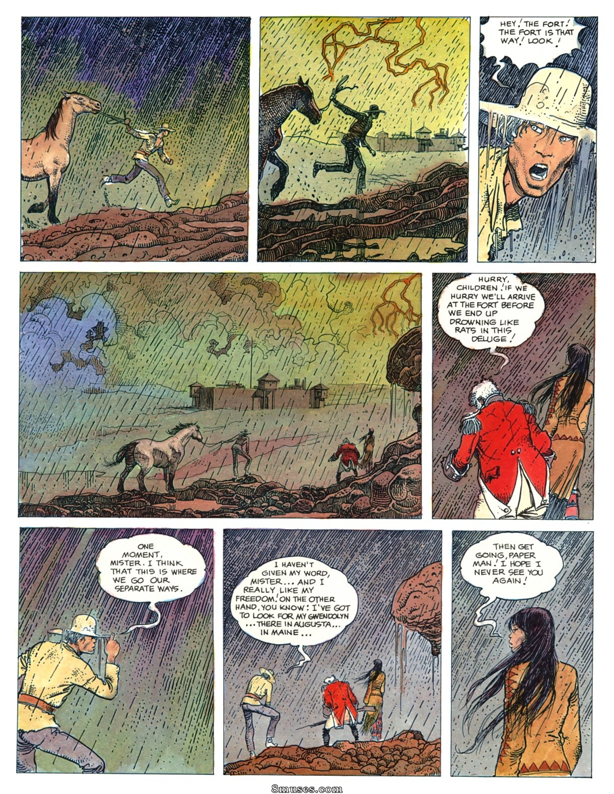 Milo Manara Comics - El hombre de papel - Página 20