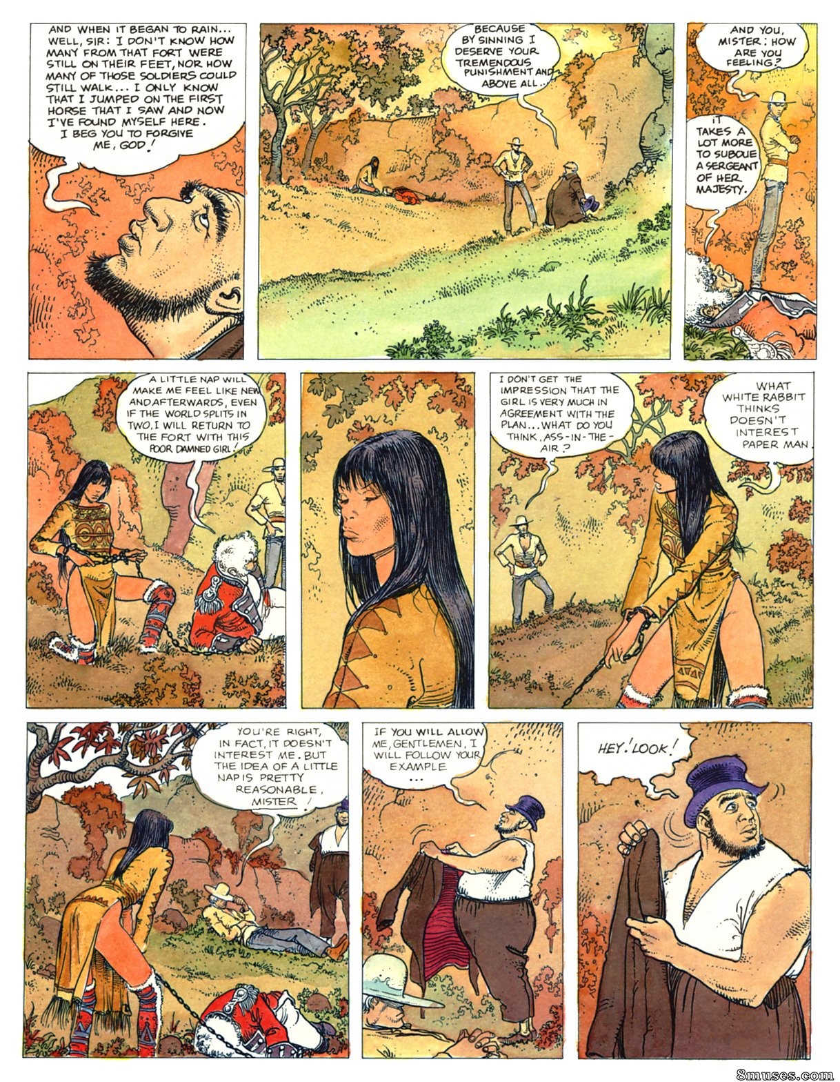 Milo Manara Comics - O homem de papel - Página 25