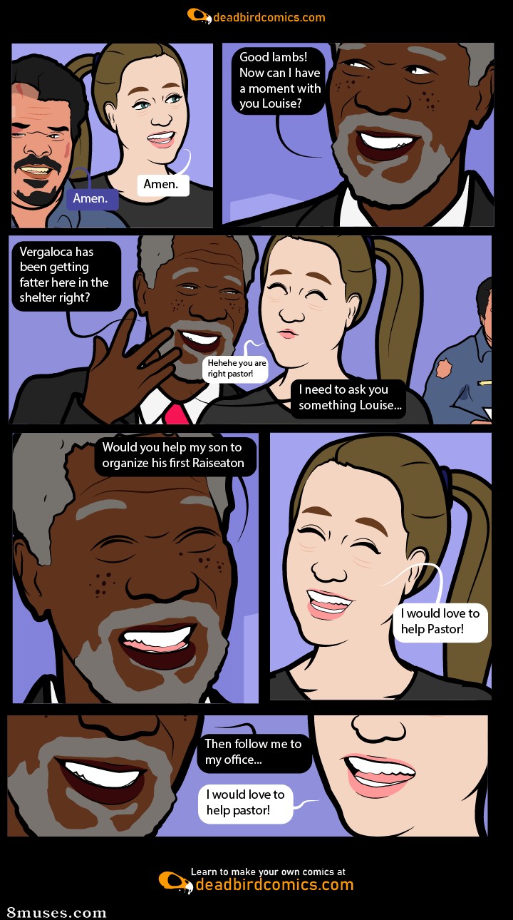 MrDeadbird - Esposa recatada faz um padre parecido com Morgan Freeman e seu filho - Página 2