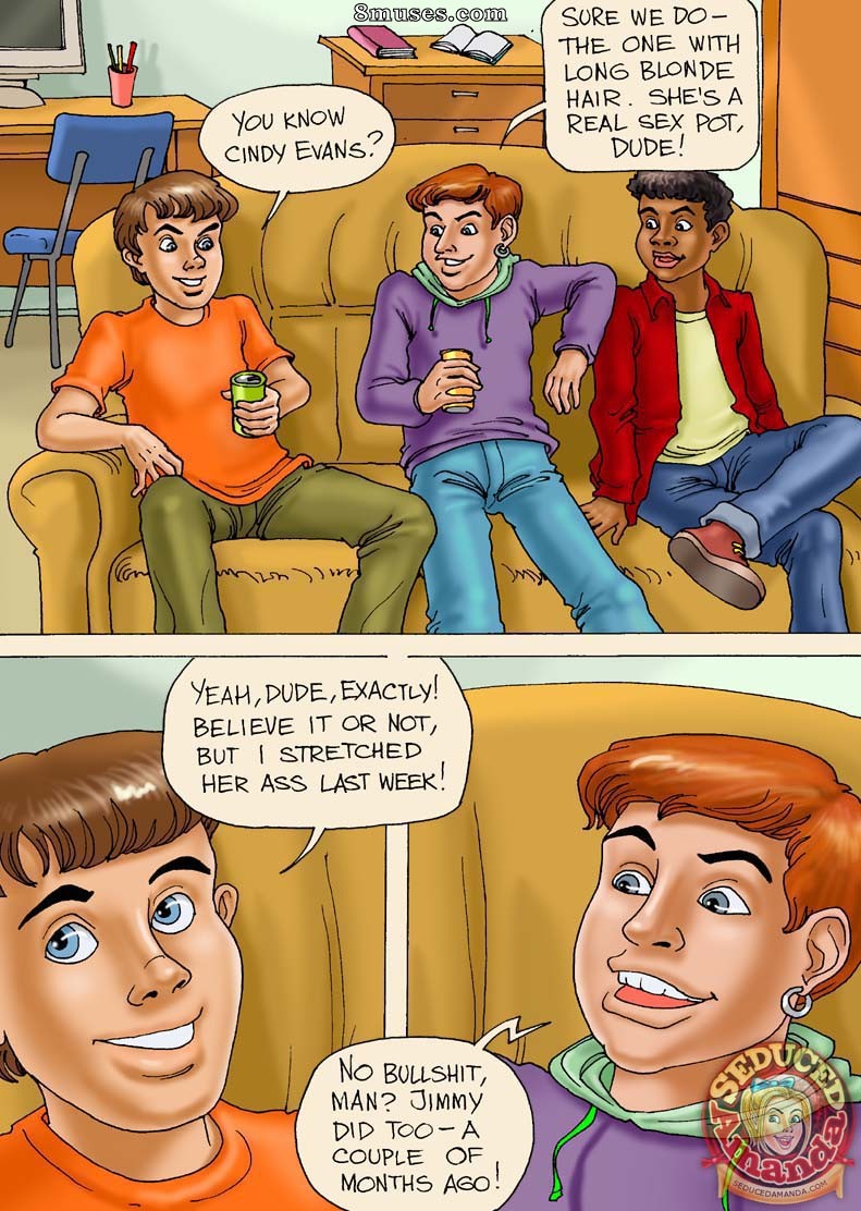 Seduced Amanda Comics - My Brother and his Friends - Page 1