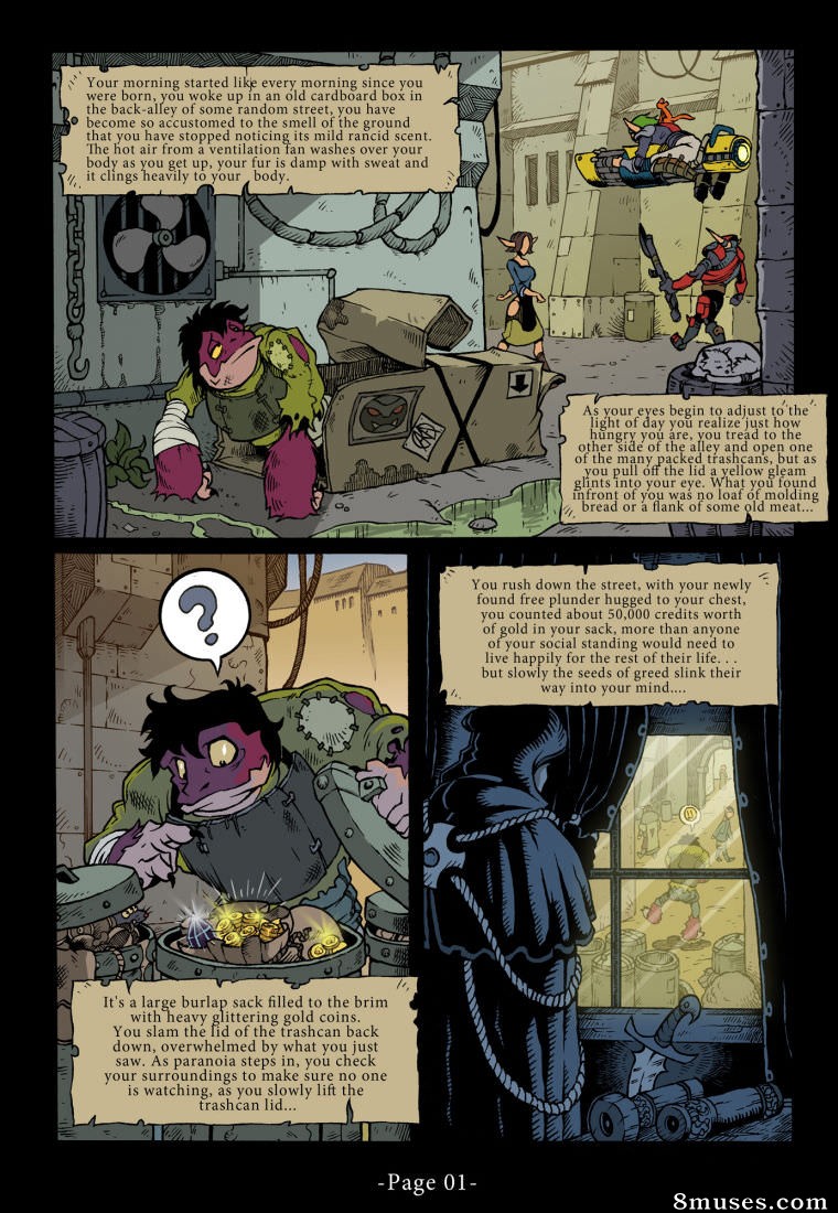 AKABUR Comics - The Market - Page 1
