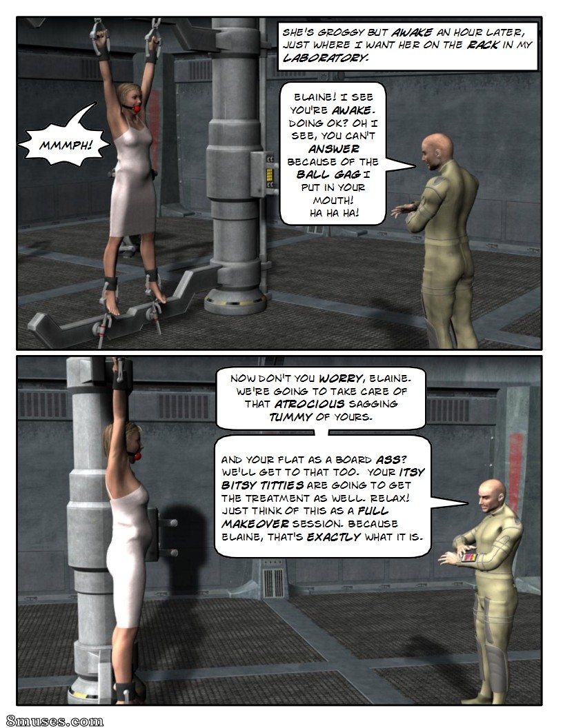 Strong and Stacked - Boobs and Butt Exansion Bondage - Page 5