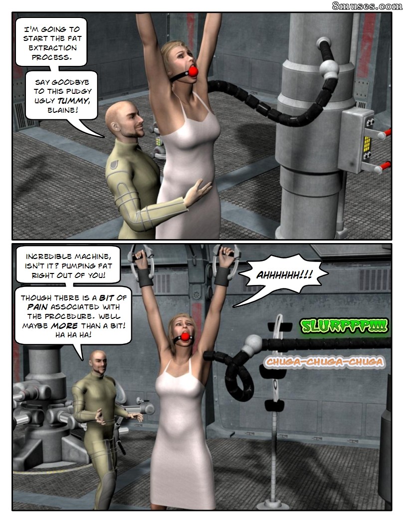 Strong and Stacked - Boobs and Butt Exansion Bondage - Page 8