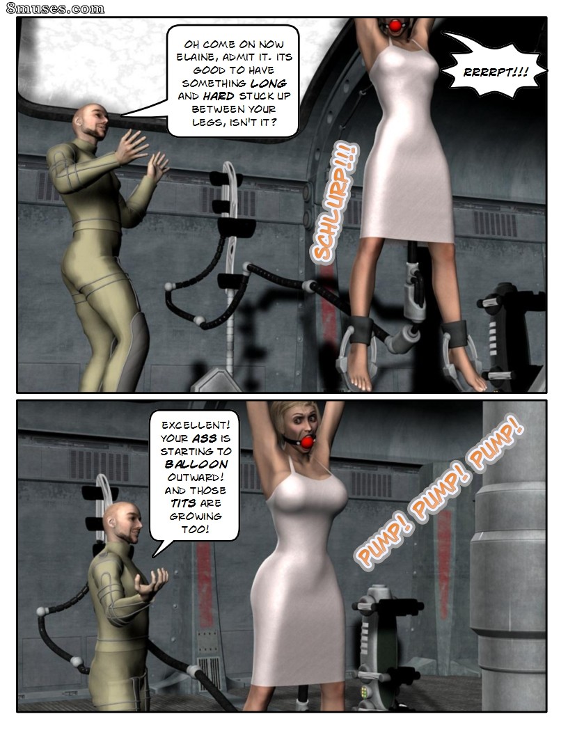 Strong and Stacked - Boobs and Butt Exansion Bondage - Page 12
