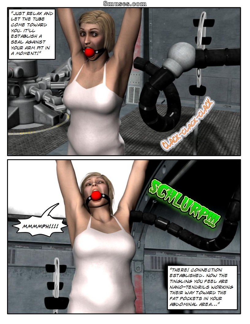 Strong and Stacked - Boobs and Butt Exansion Bondage - Page 7