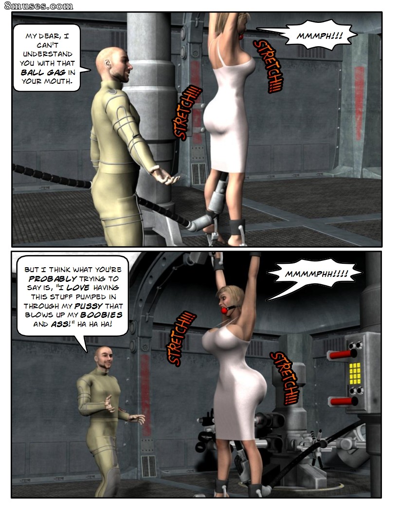 Strong and Stacked - Boobs and Butt Exansion Bondage - Page 13