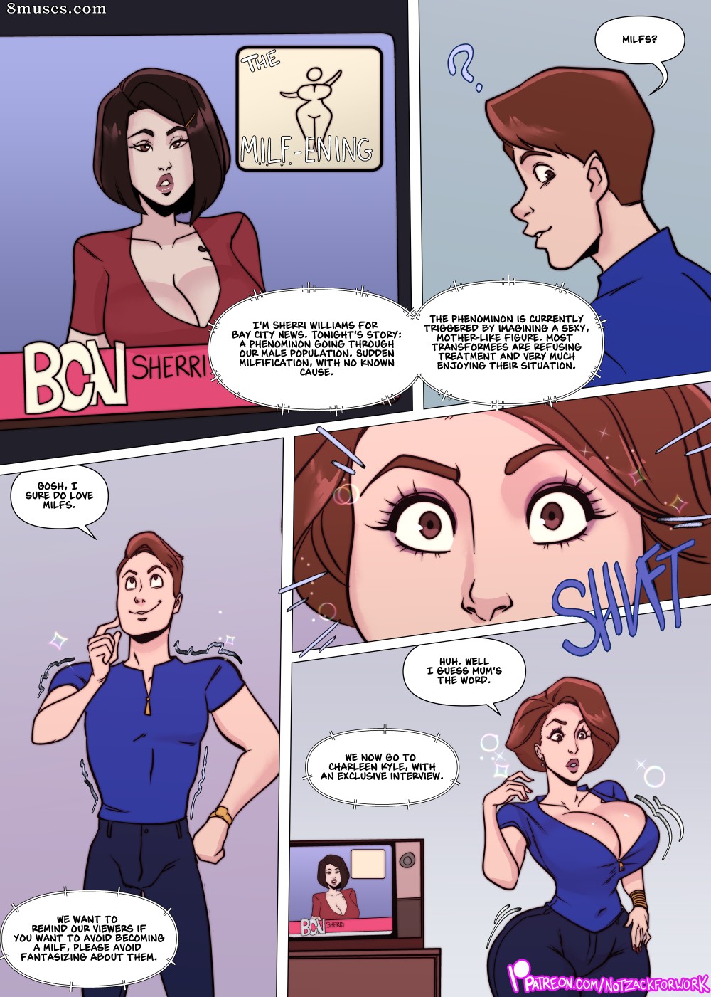 NotZackForWork Comics - A milfização - Página 1