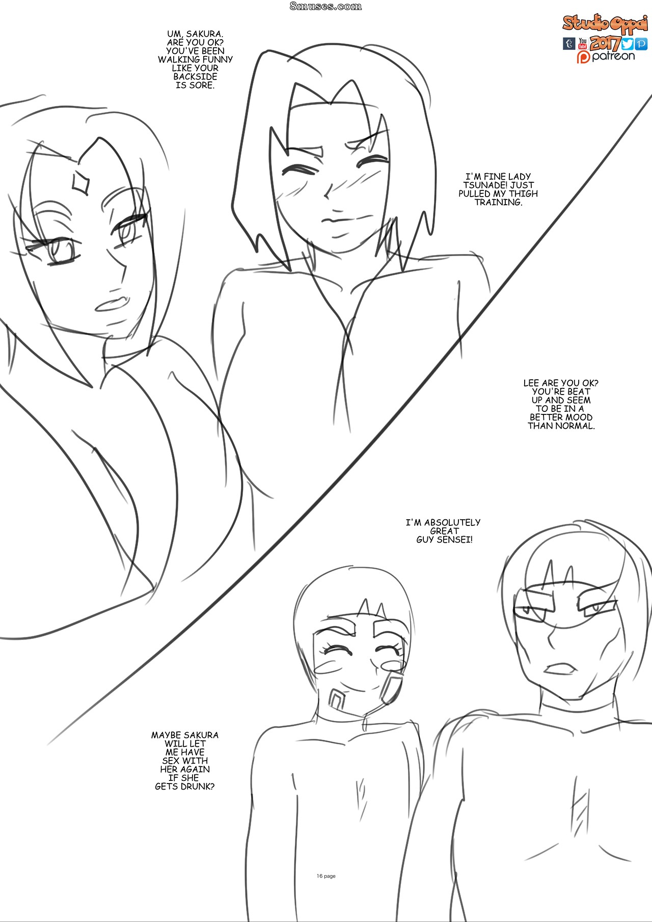 Studio Oppai Comics - Buraco errado - Página 17