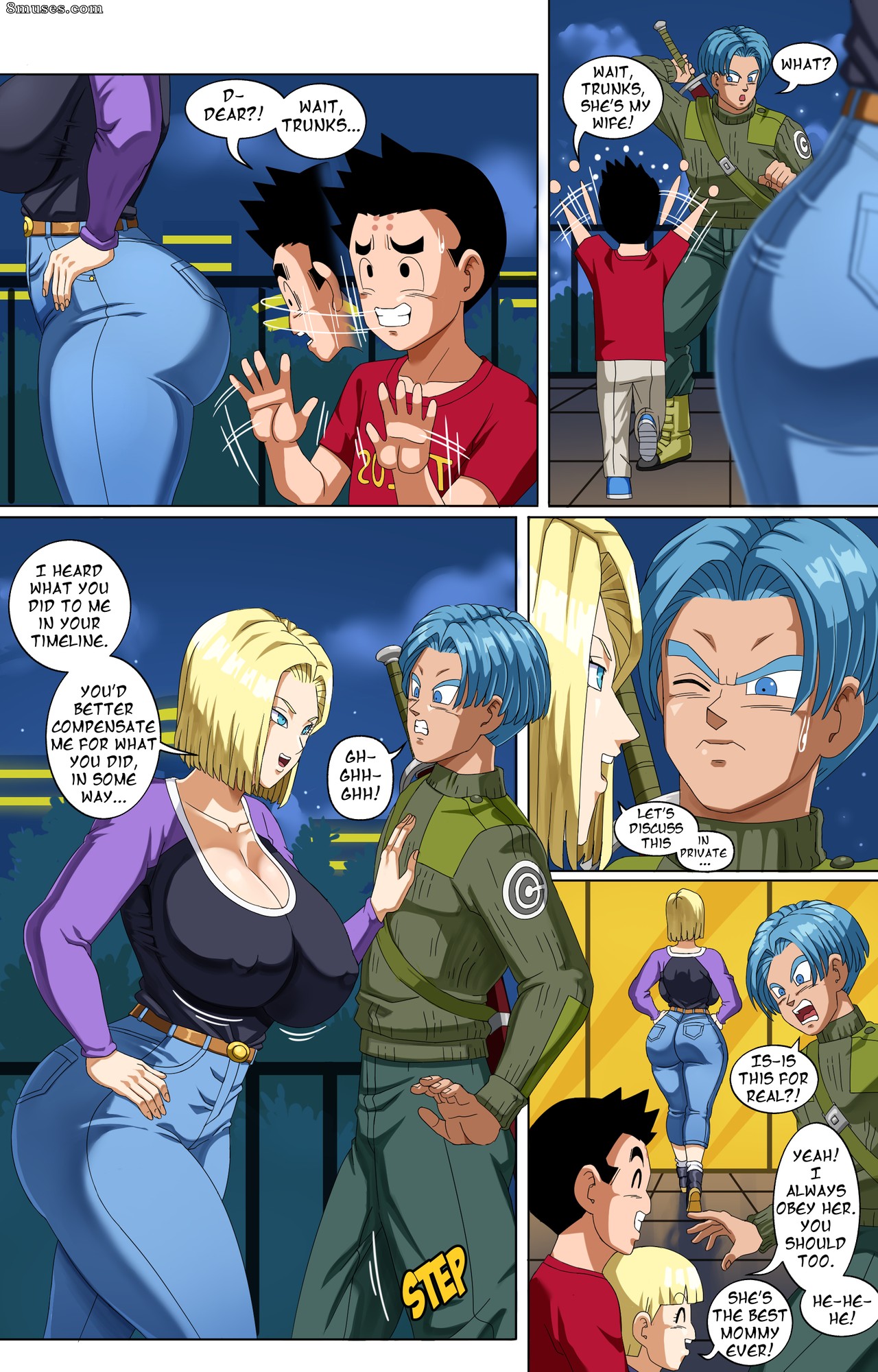 Pawg rosa - Android 18 e Trunks - Página 3