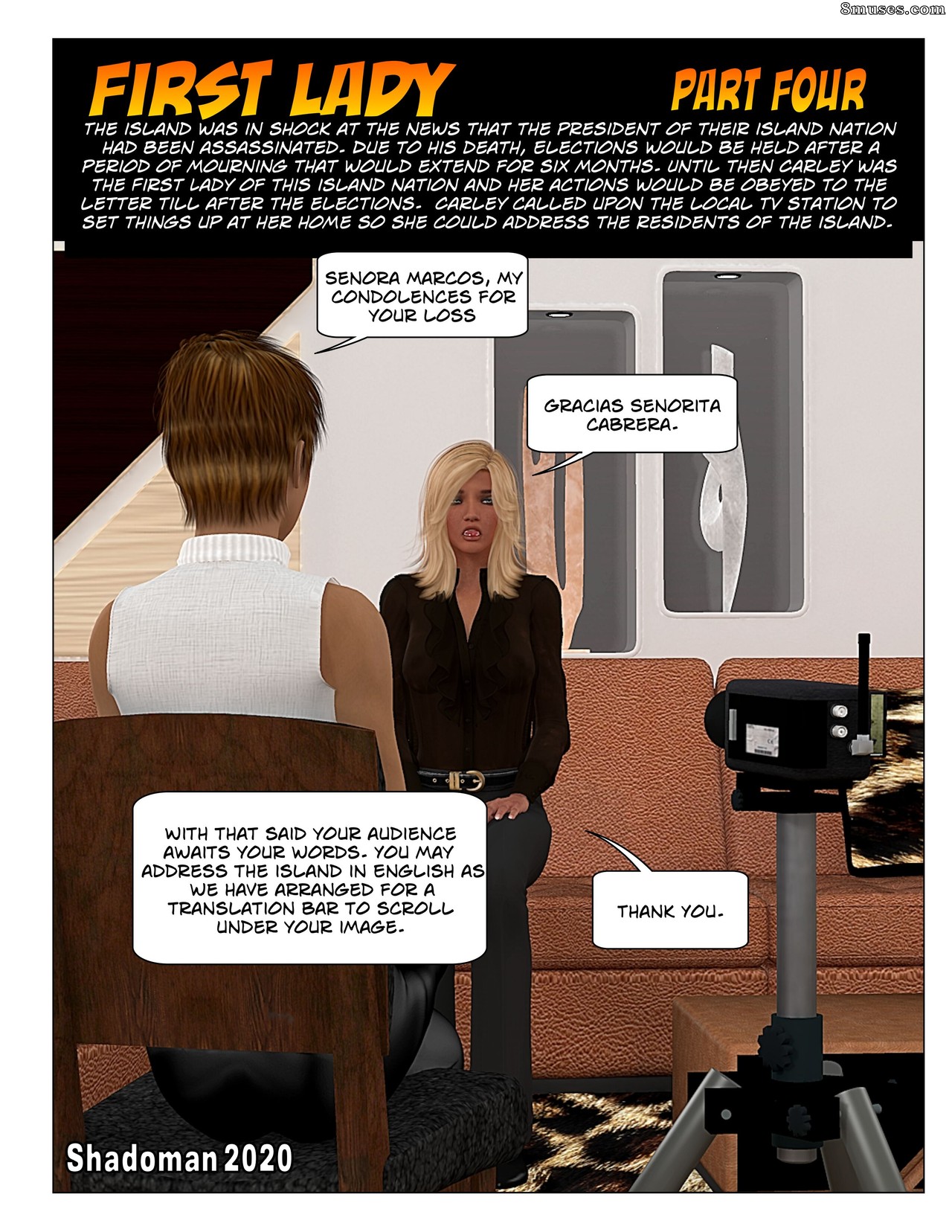 Page 75 | Shadoman-Comics/Transformed-Convict/Part-2-First-Lady-Story |  8muses - Sex Comics