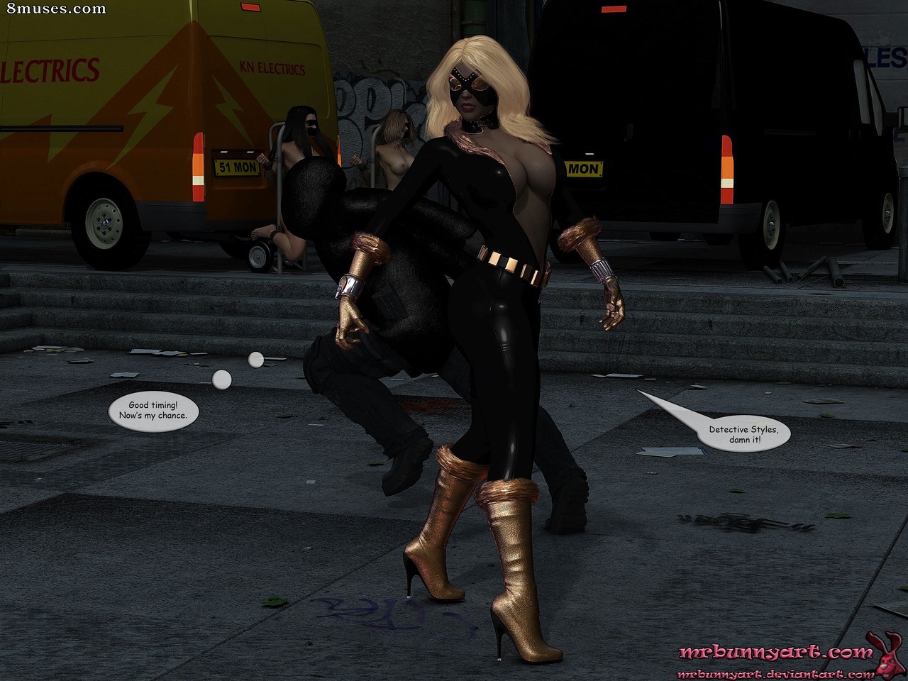 MrBunny Comics - Night Vixen vs Cain - Page 14