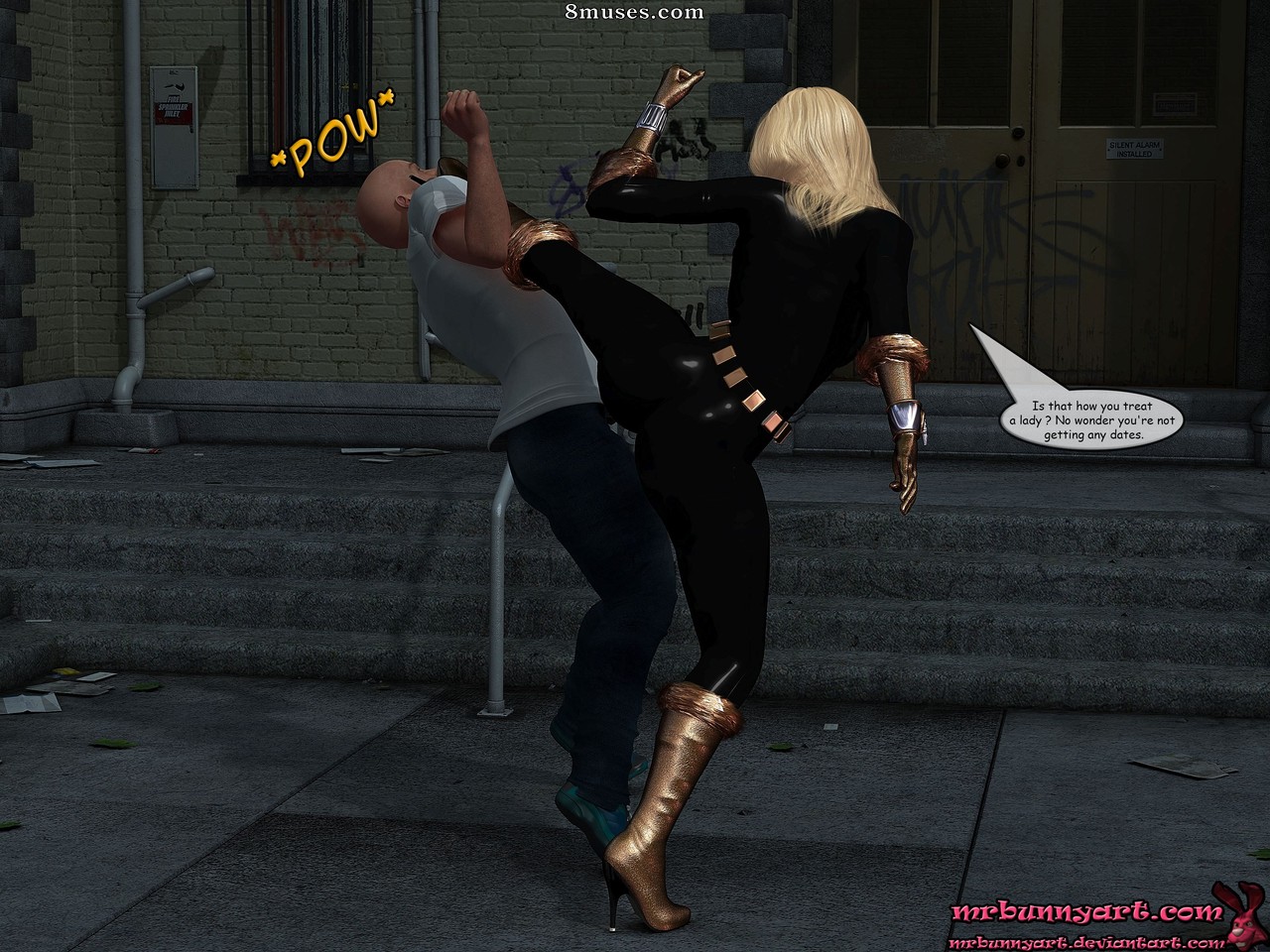 MrBunny Comics - Night Vixen vs Cain - Página 5