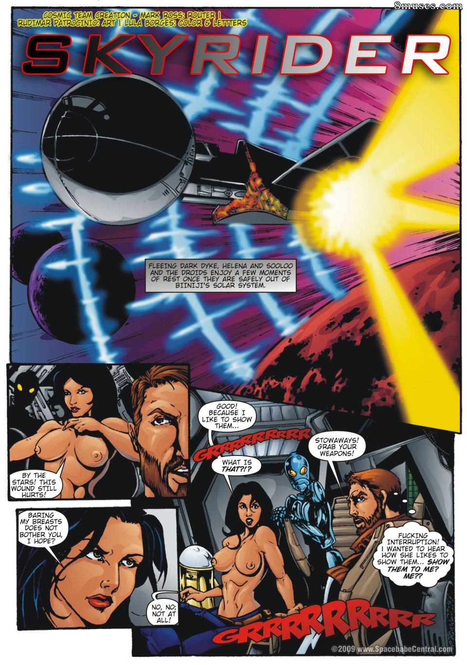 Space Babe Central - Skyrider - Page 62
