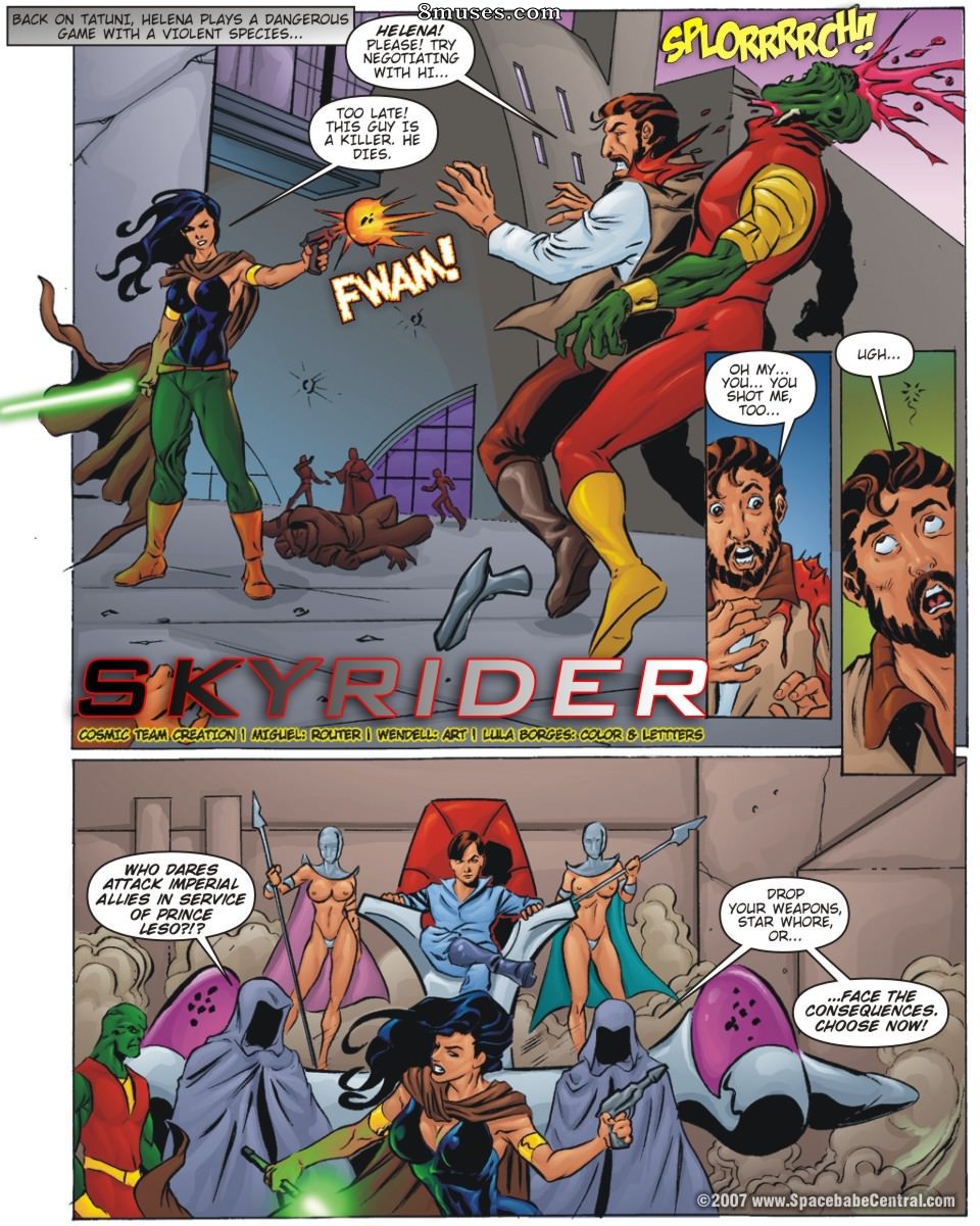 Space Babe Central - Skyrider - Page 22