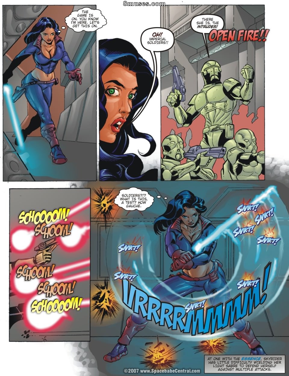Space Babe Central - Skyrider - Page 3