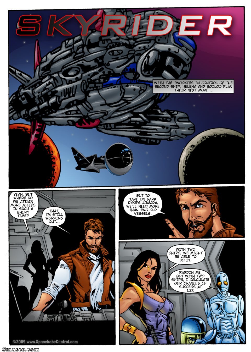 Space Babe Central - Skyrider - Page 72